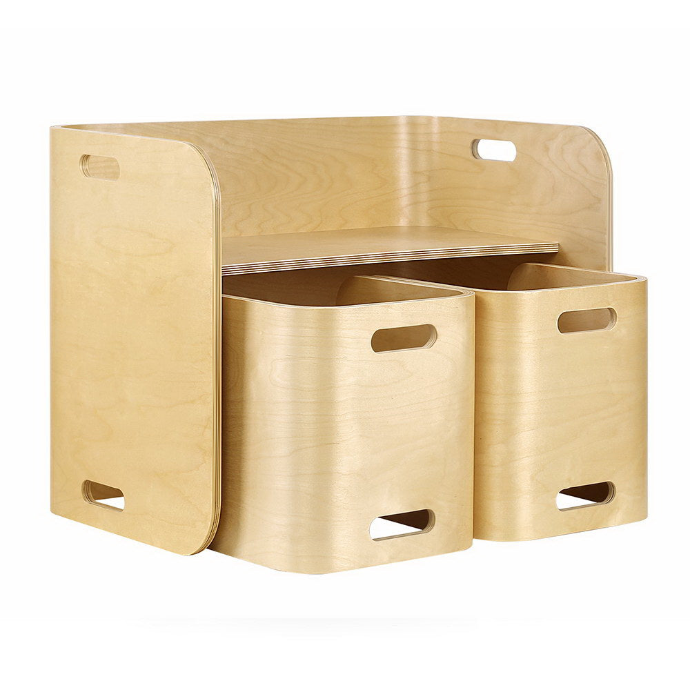 3 Piece Nesting Kids Table and Chair Set