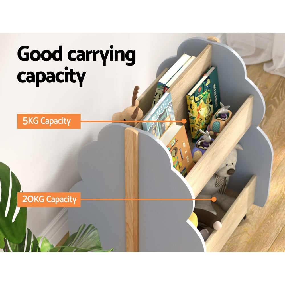 Cloud Kids Rolling Book and Toy Display