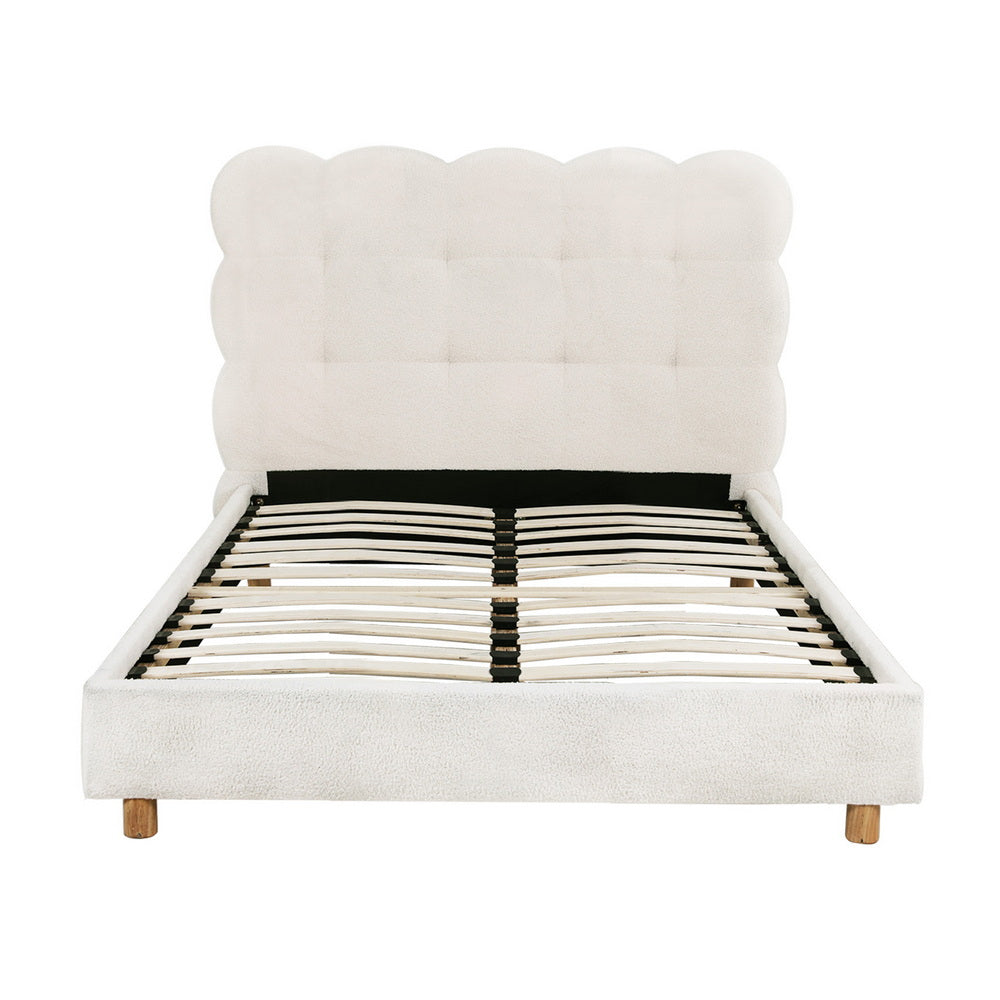 Cloud King Single Bed Frame - White