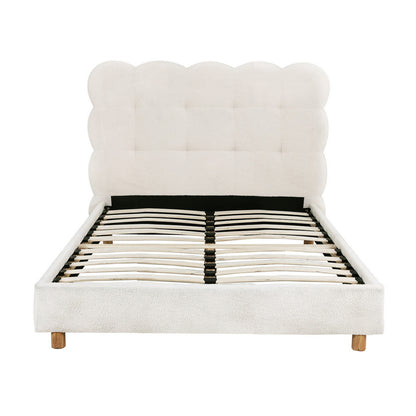 Cloud King Single Bed Frame - White