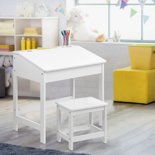 Kids Lift Top Desk and Stool Set