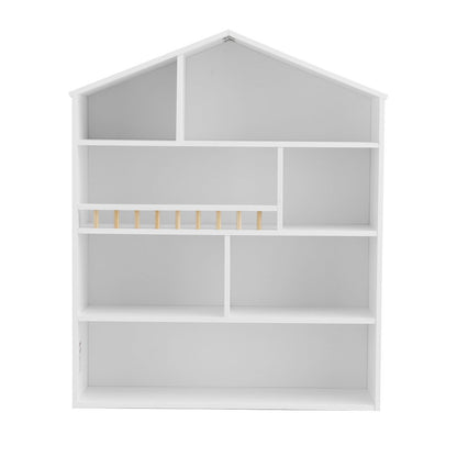 4 Level House Kids Bookshelf - White