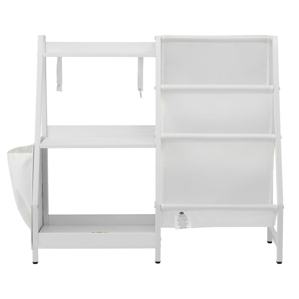 3 Tier Kids Sling Bookshelf - White