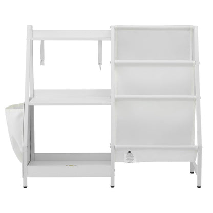 3 Tier Kids Sling Bookshelf - White