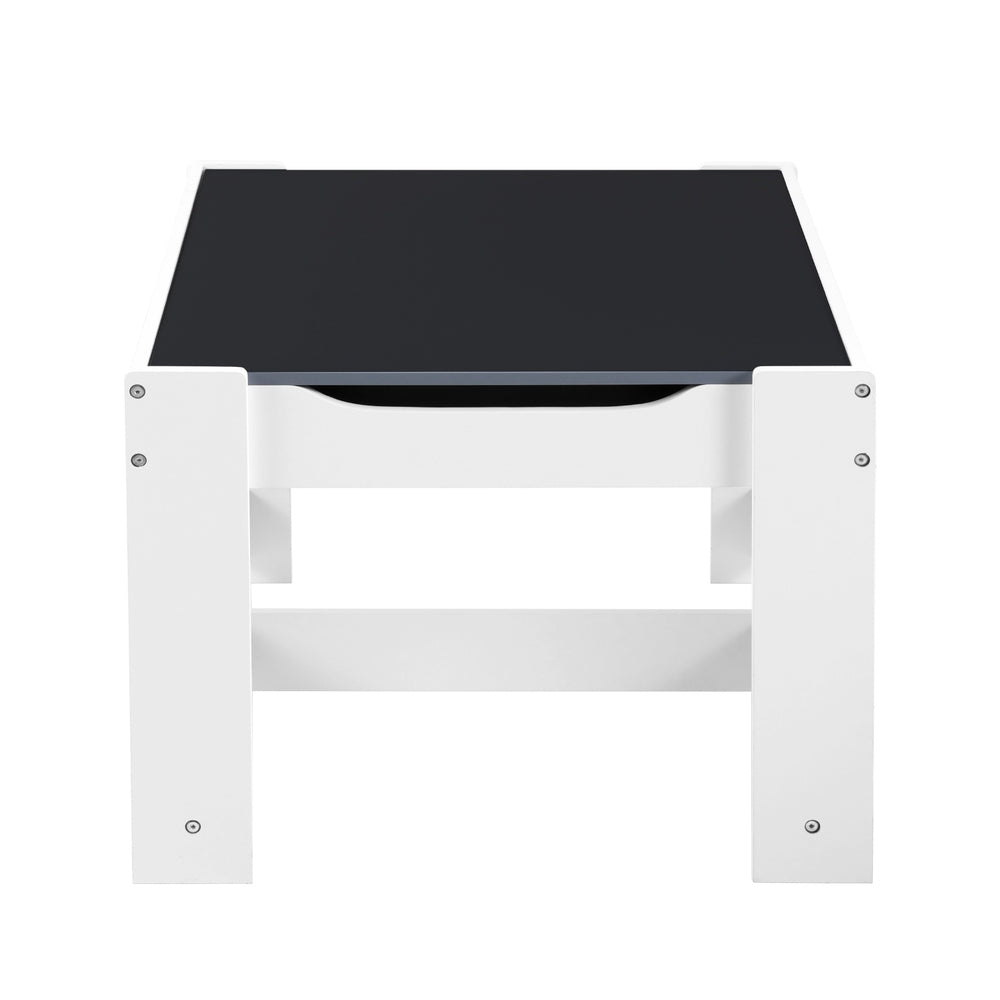 Kids Table and Chairs Set with Chalkboard Top