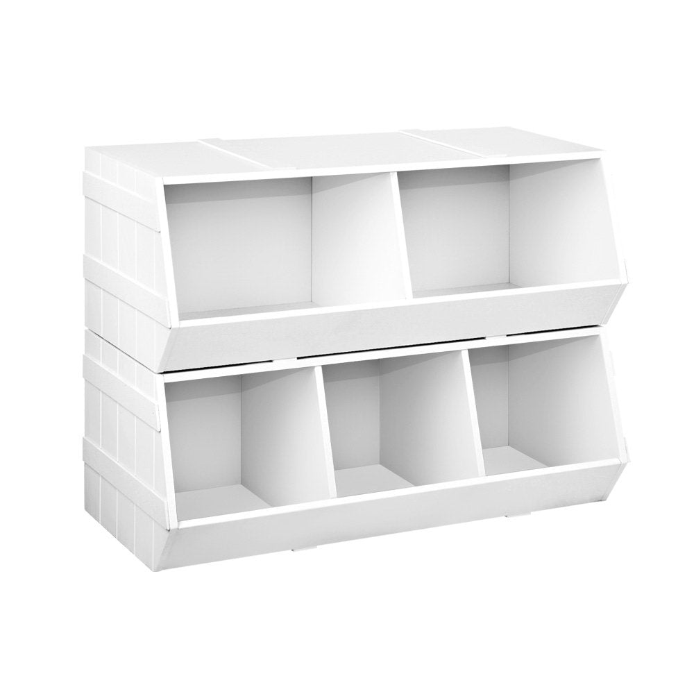 Stackable Kids Toy and Book Display