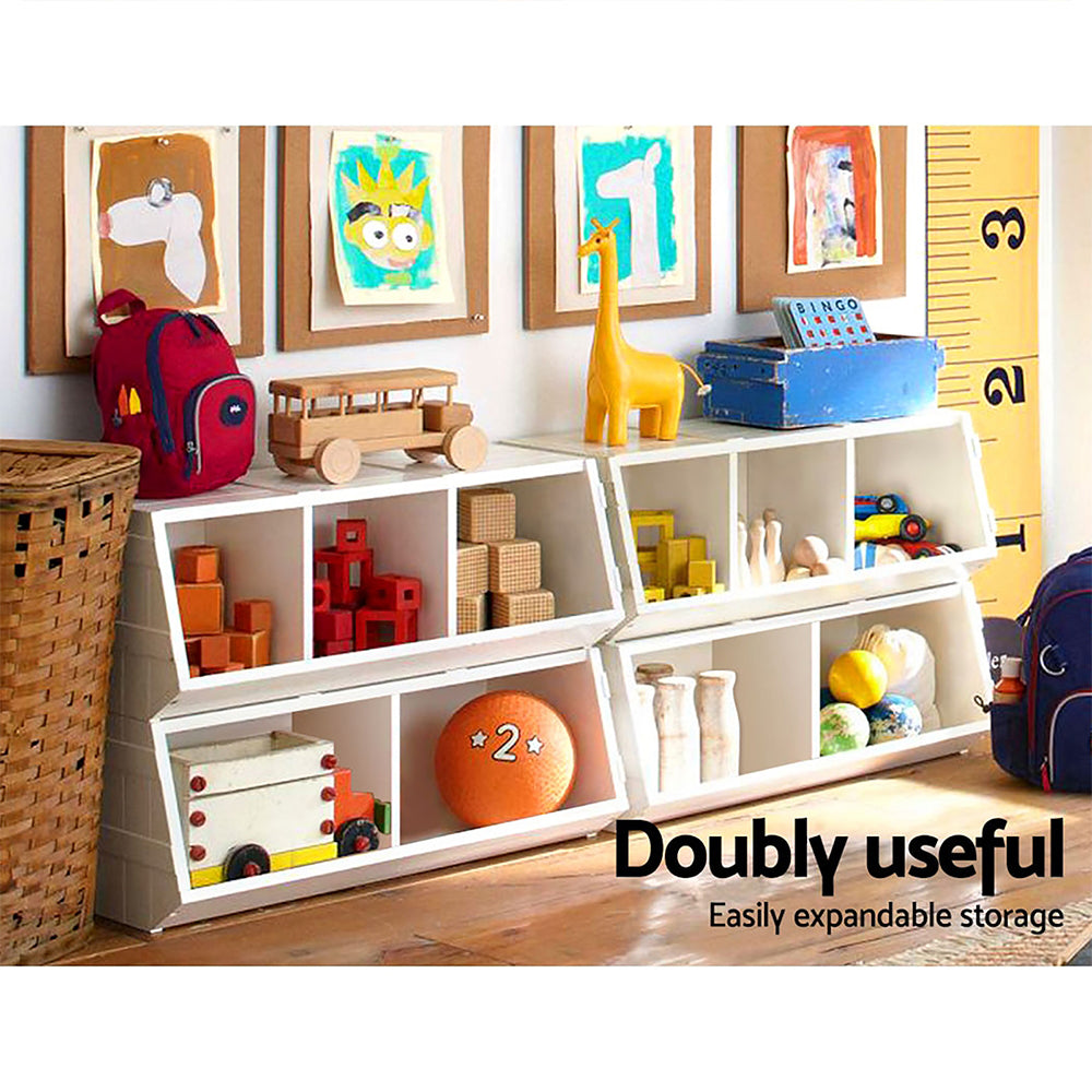 Stackable Kids Toy and Book Display