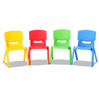 Set of 4 Kids Activity Chairs - Multicolour