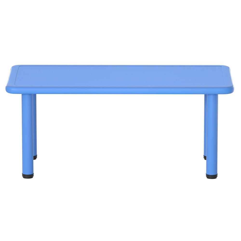 Kids Blue Plastic Activity Table - 60 X 120CM