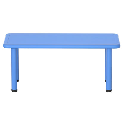 Kids Blue Plastic Activity Table - 60 X 120CM