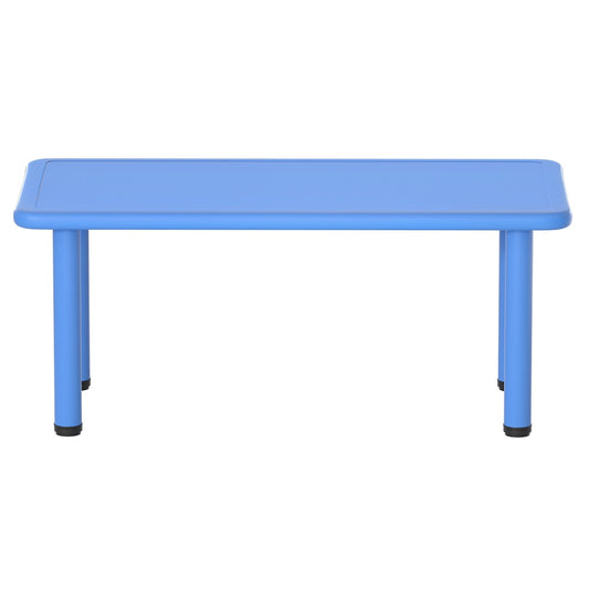 Kids Blue Plastic Activity Table - 60 X 120CM