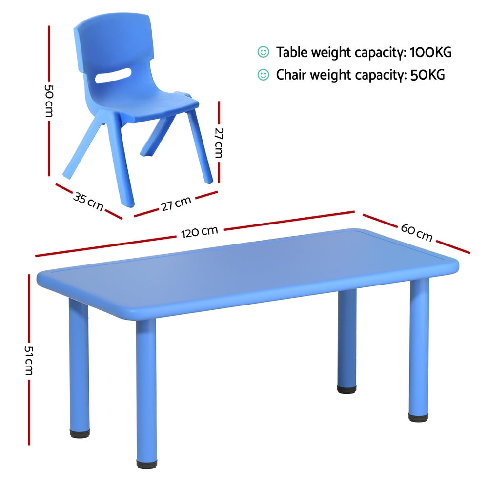 9 Piece Kids Activity Table and Chair Set