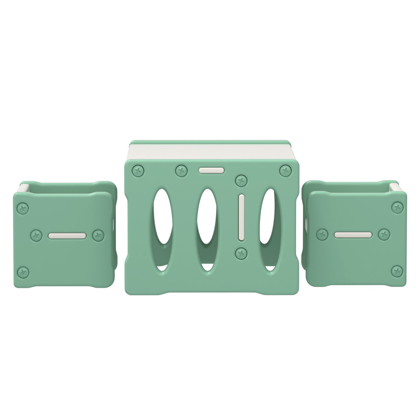 Kids Table and Chair Set - Green