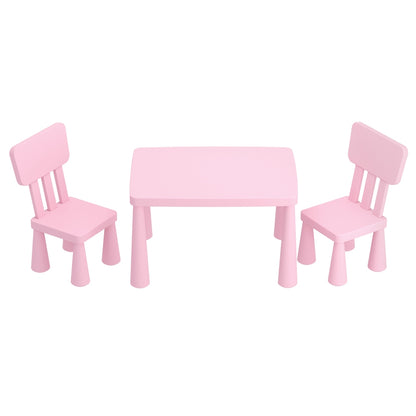 Kids Table and Chair Set - Pink