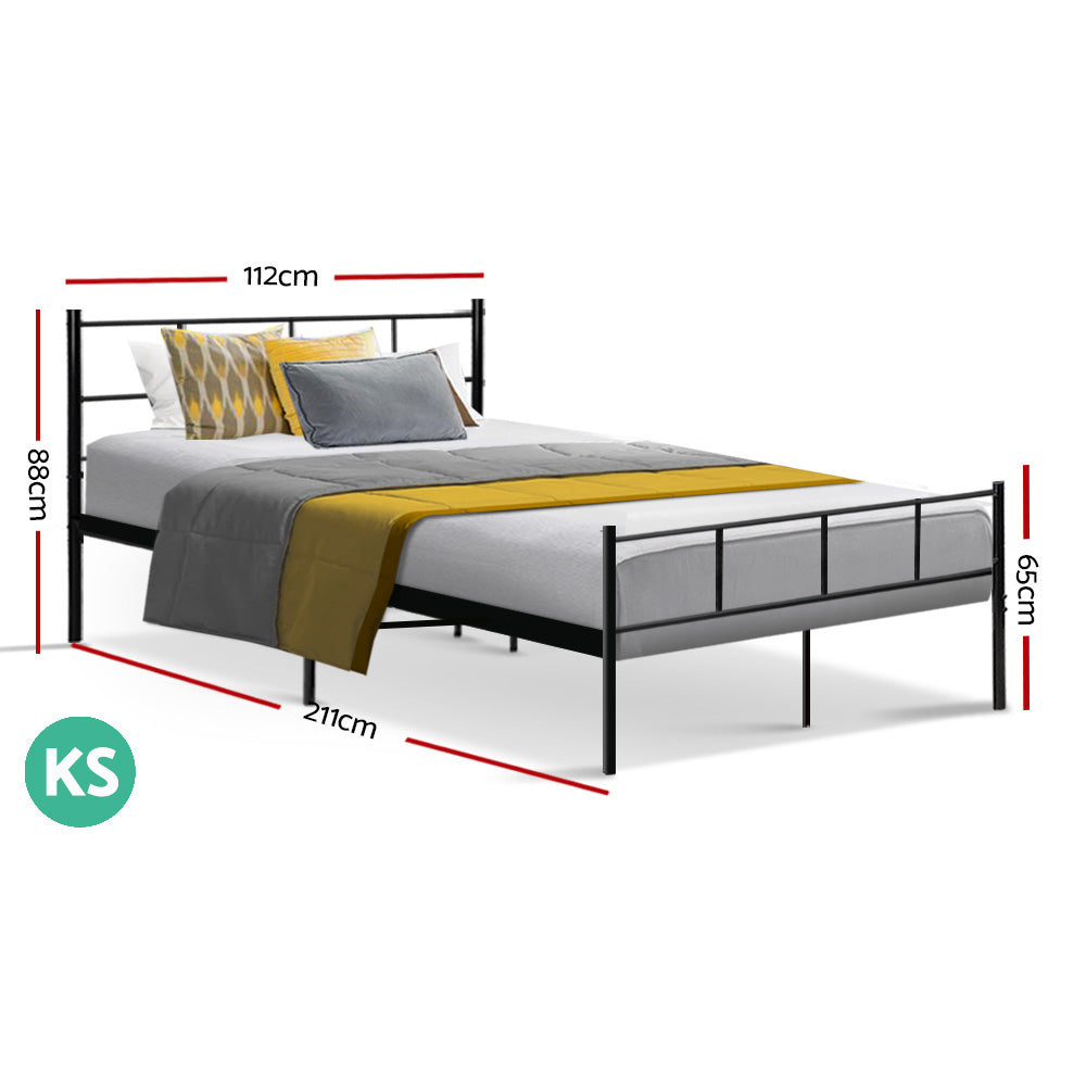 Sol King Single Metal Bed Frame