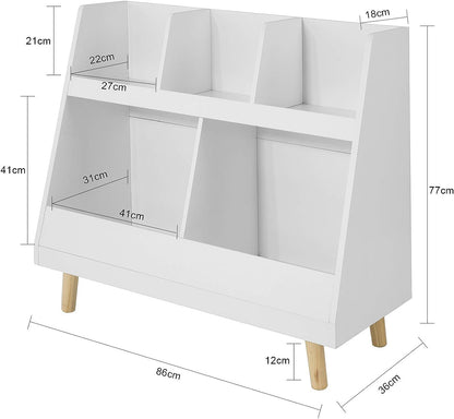5 Compartment Children's Bookcase