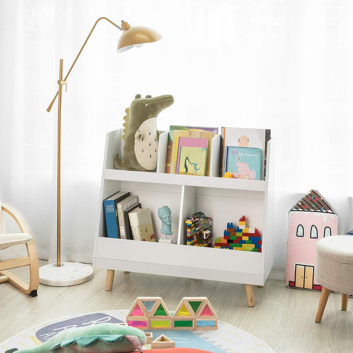 5 Compartment Children's Bookcase