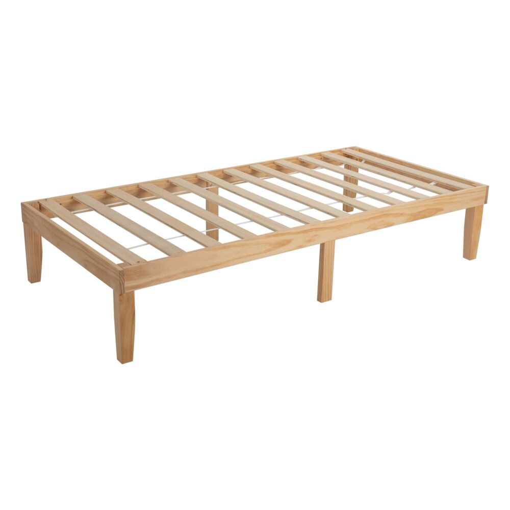 Natural King Single Bed Frame