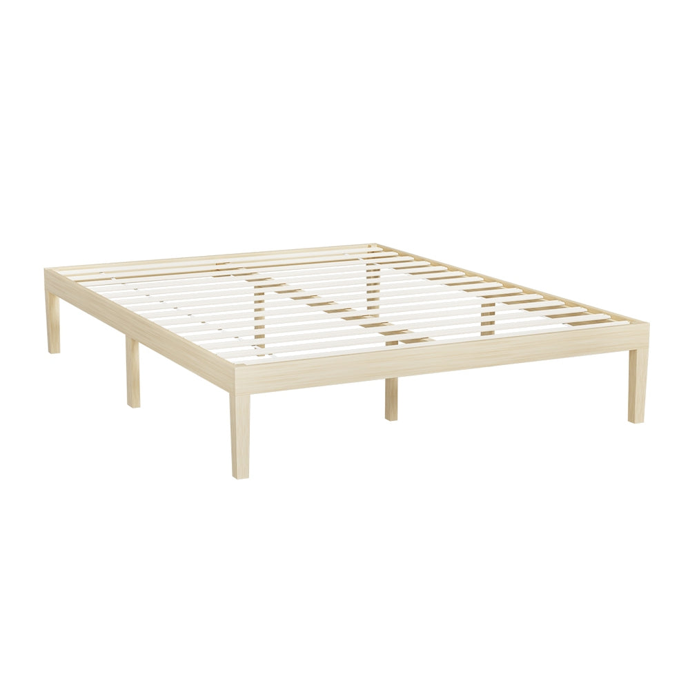 Bruno Double Bed Frame - Pine