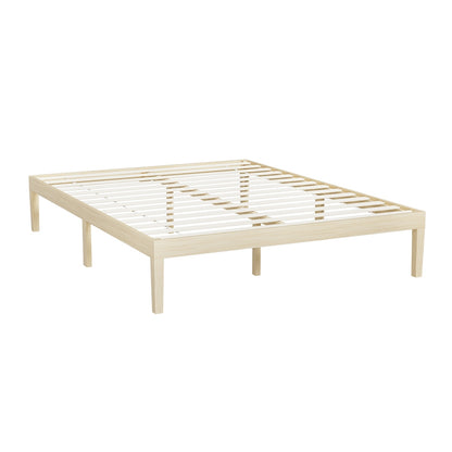 Bruno Double Bed Frame - Pine