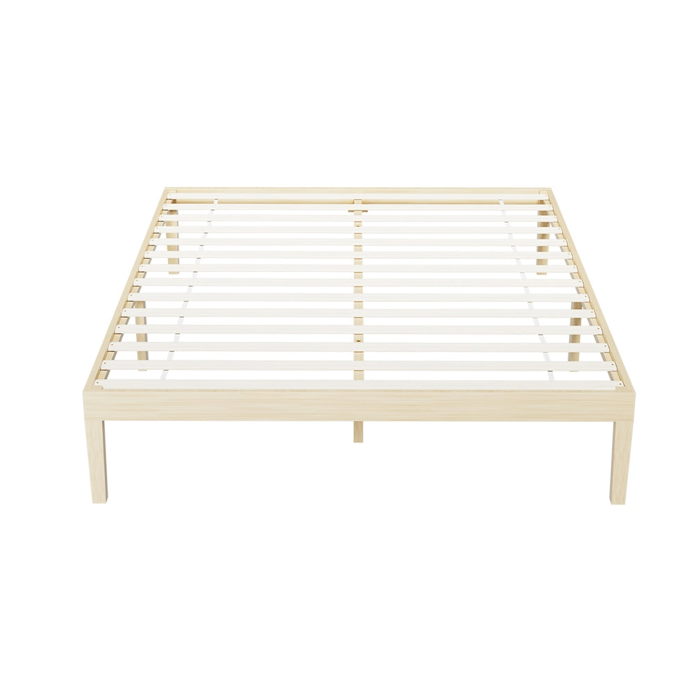 Bruno Double Bed Frame - Pine