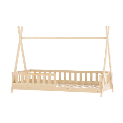 Puah House Single Bed Frame - Oak