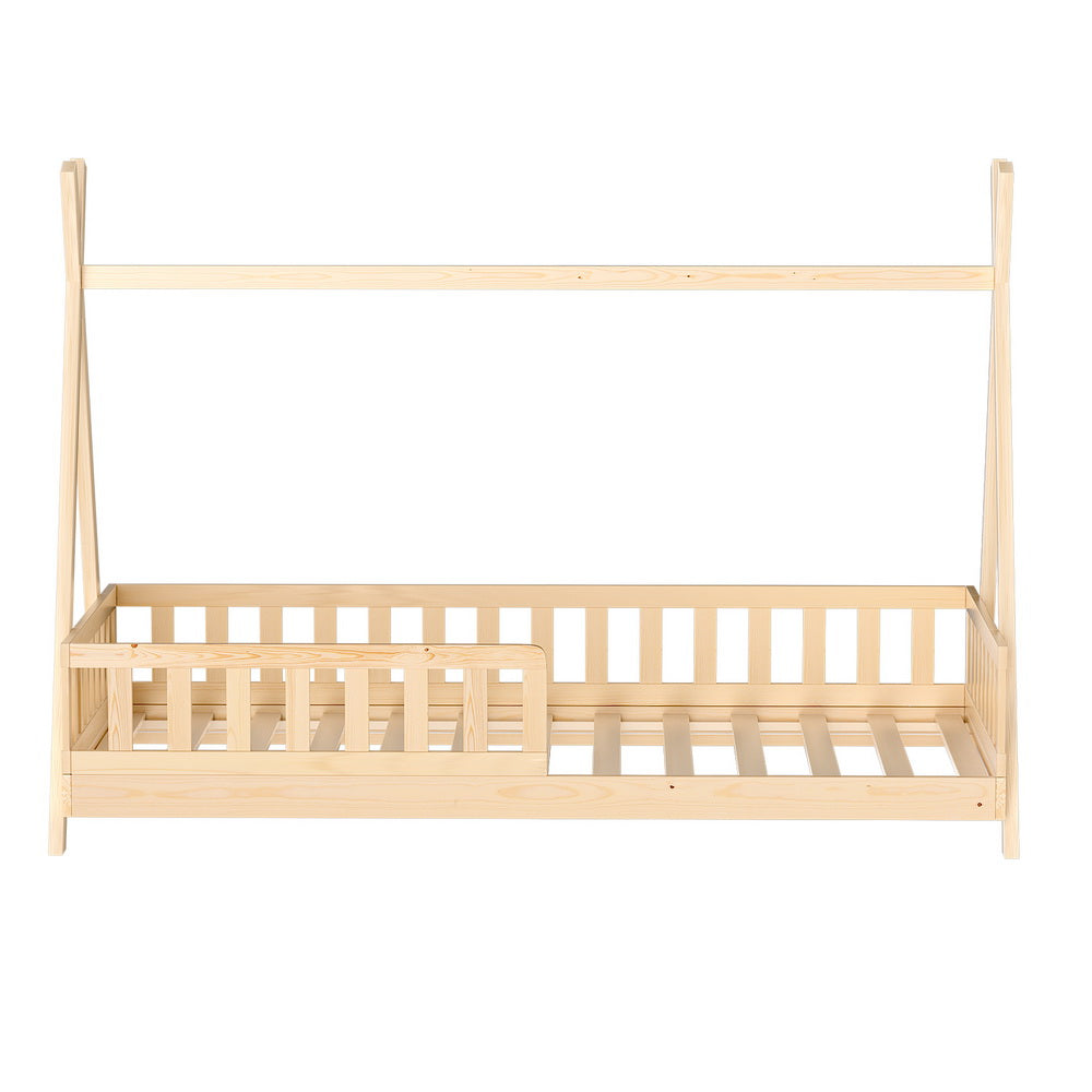 Puah House Single Bed Frame - Oak